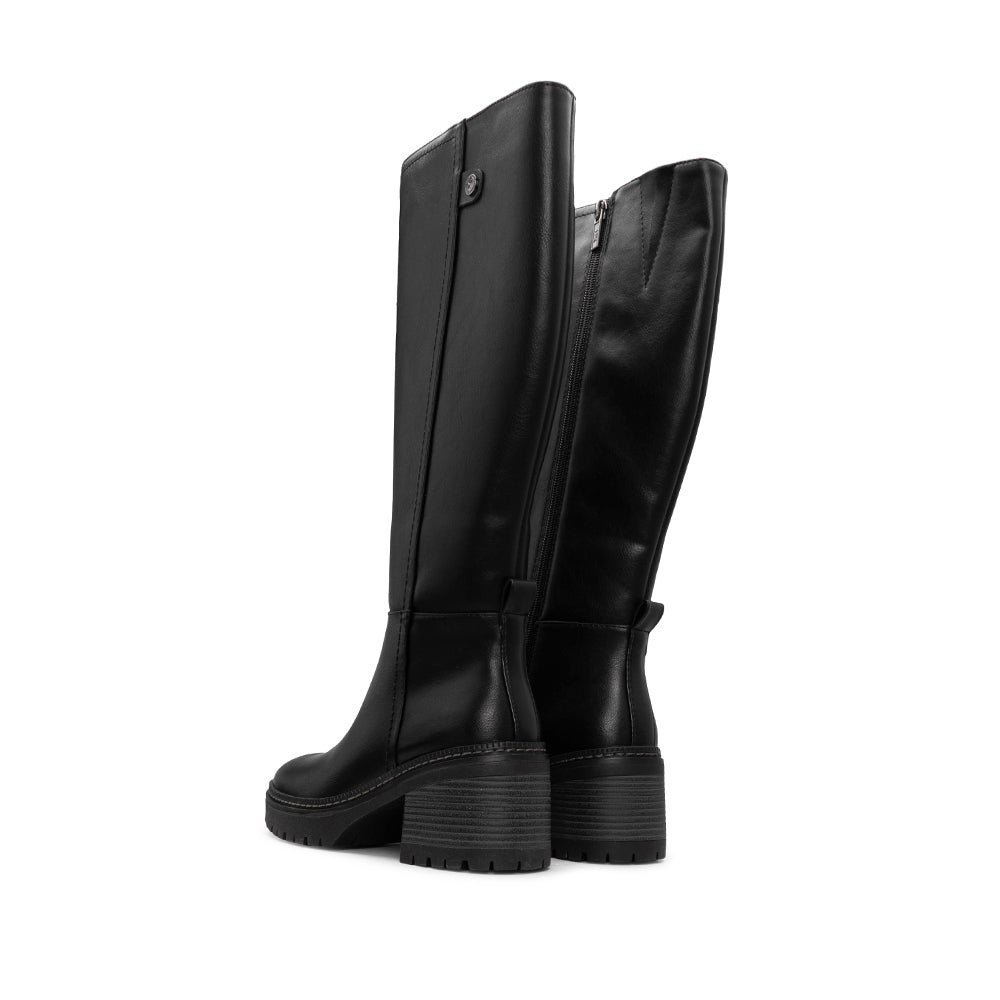 Bota Cano Alto Mulher Preto