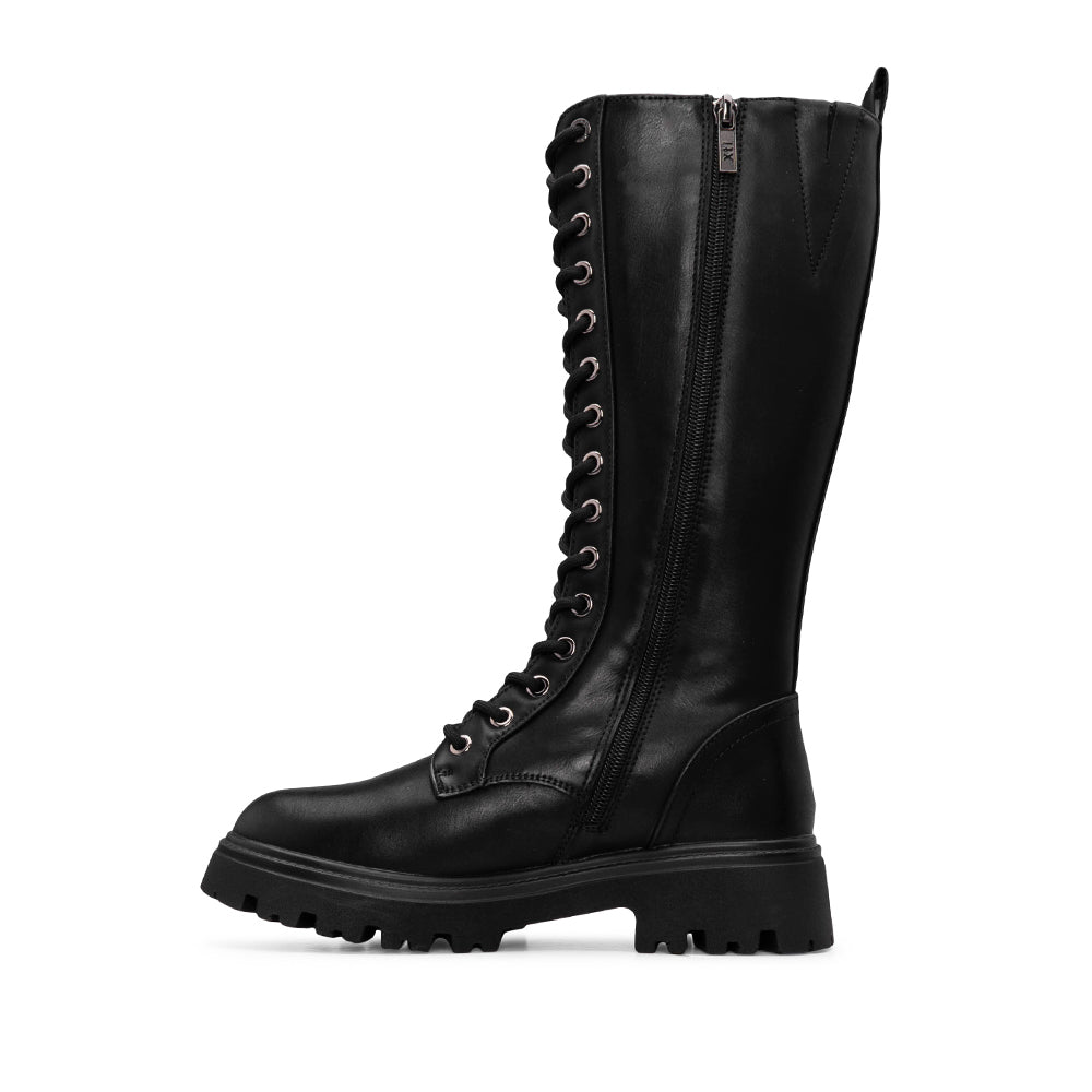 Bota Cano Alto Mulher Preto