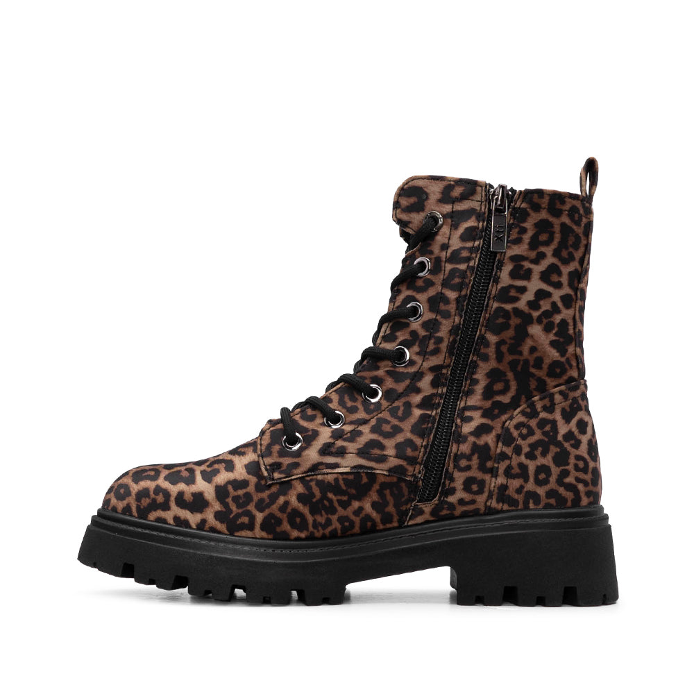 Bota Militar Mulher Estampado Leopardo