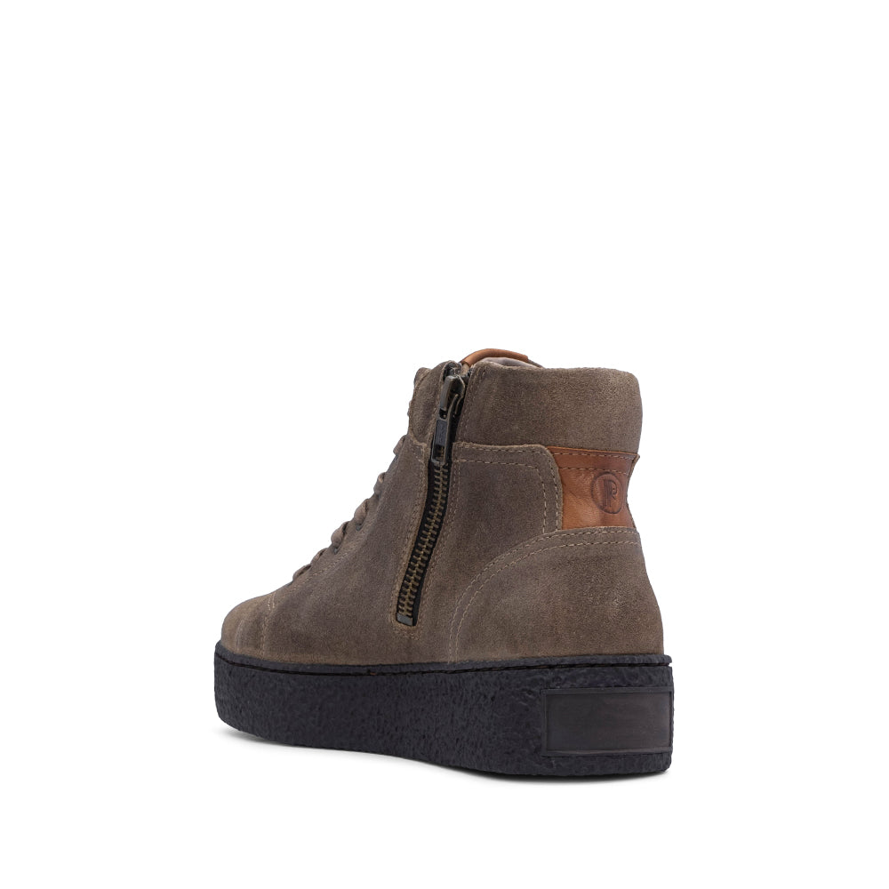 Botim Casual Mulher Camurça Taupe