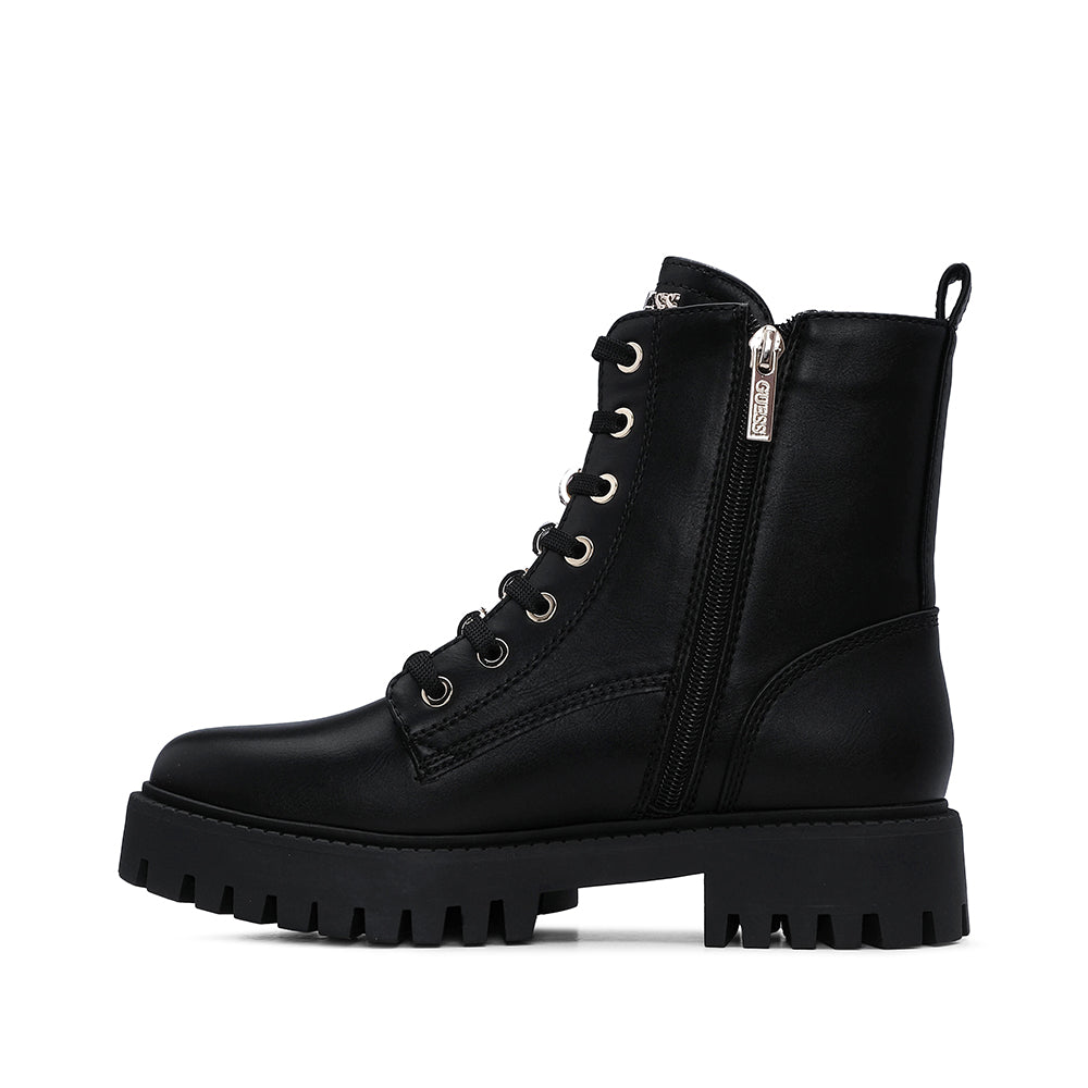 Bota Salto Raso Mulher Preto