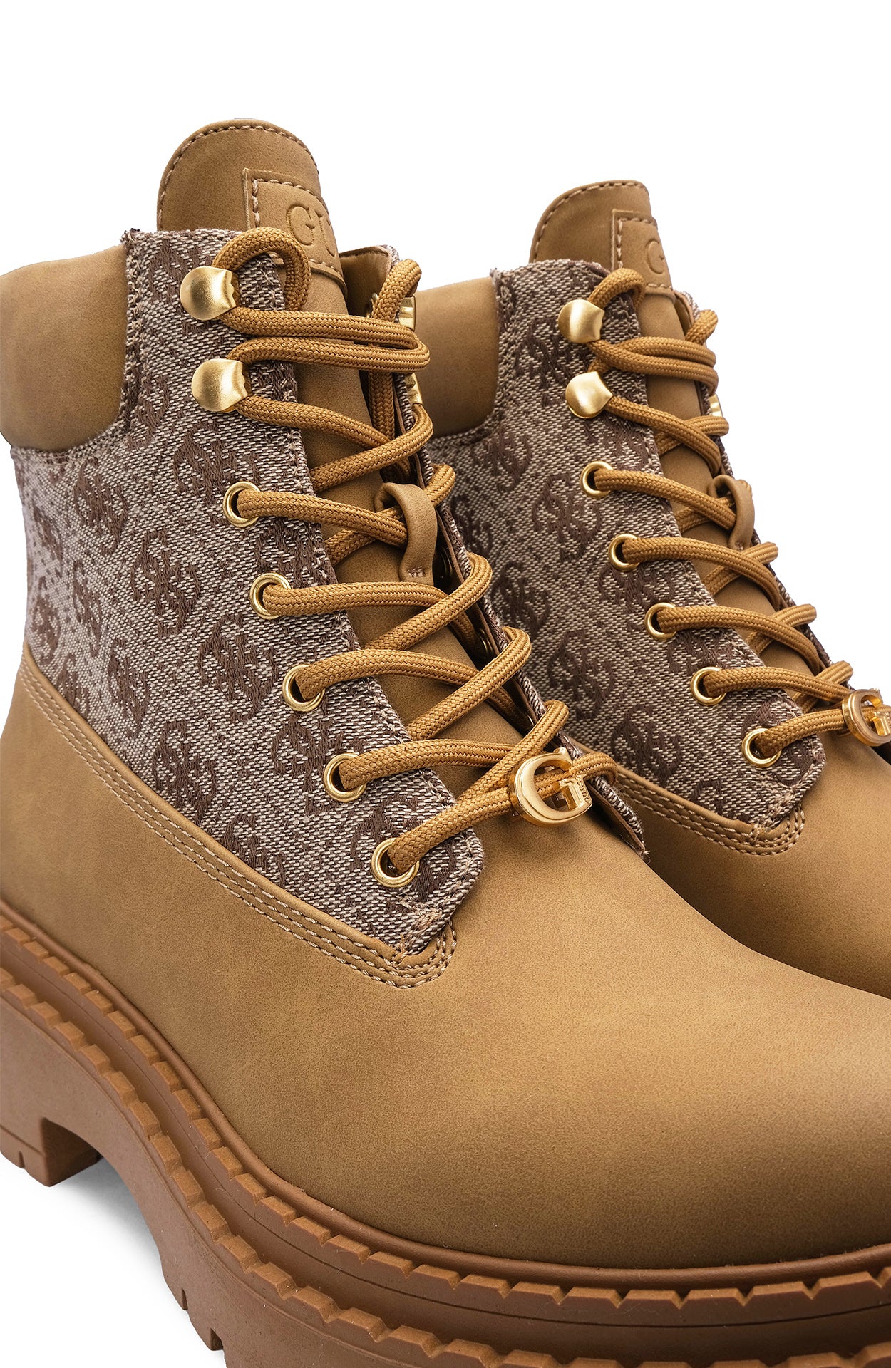 Bota Salto Raso Mulher Camel