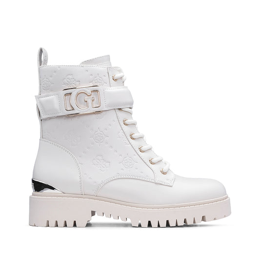 Bota Militar Mulher Bege