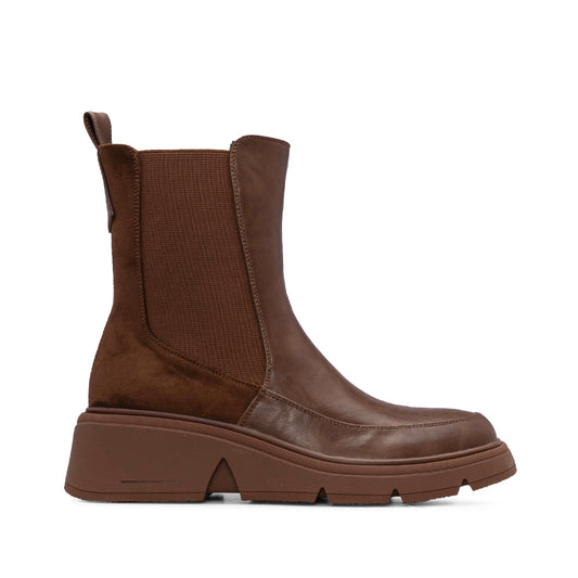 Bota Chelsea Mulher Camel