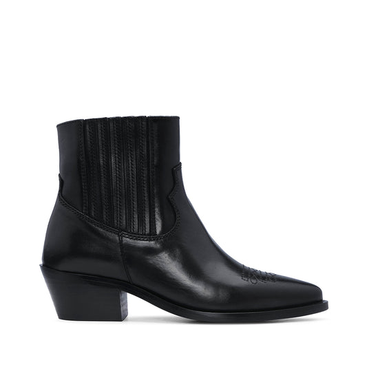 Botim Texana Mulher Pele Preto