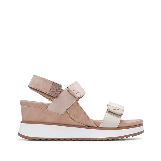 Sandália Salto Cunha Mulher Taupe