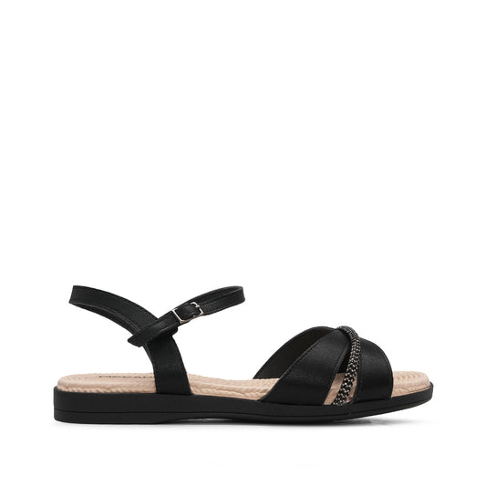 Sandália Conforto Mulher Preto