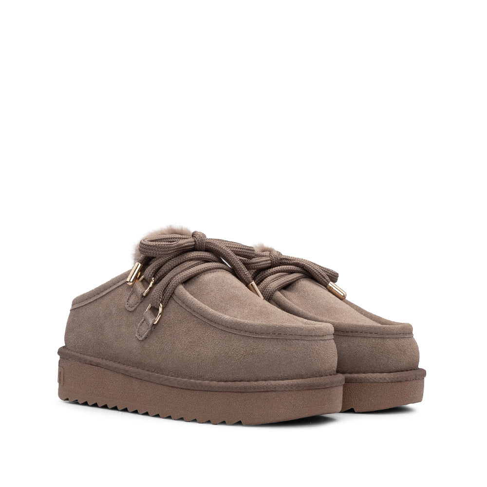 Soca Casual Mulher Camurça Taupe