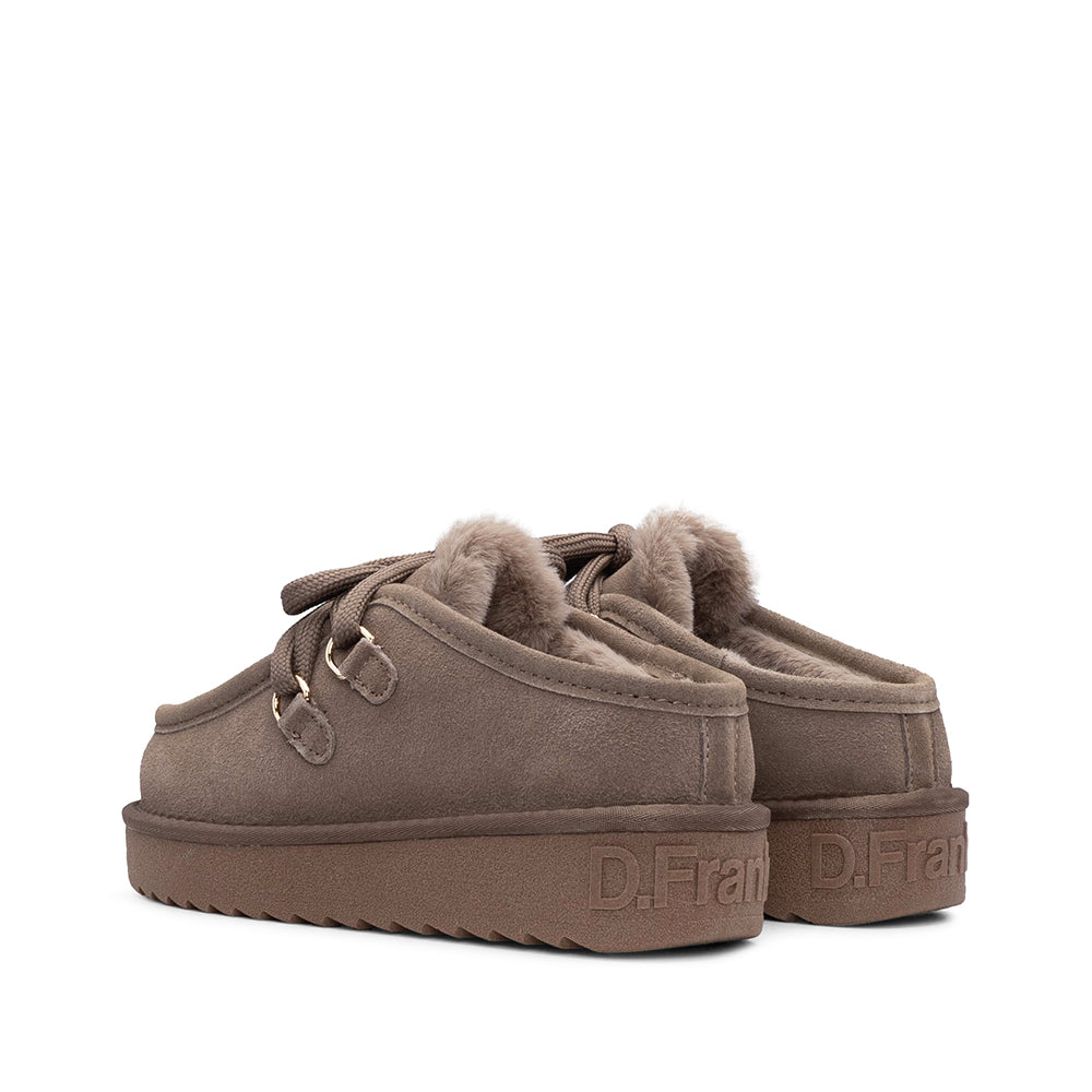 Soca Casual Mulher Camurça Taupe