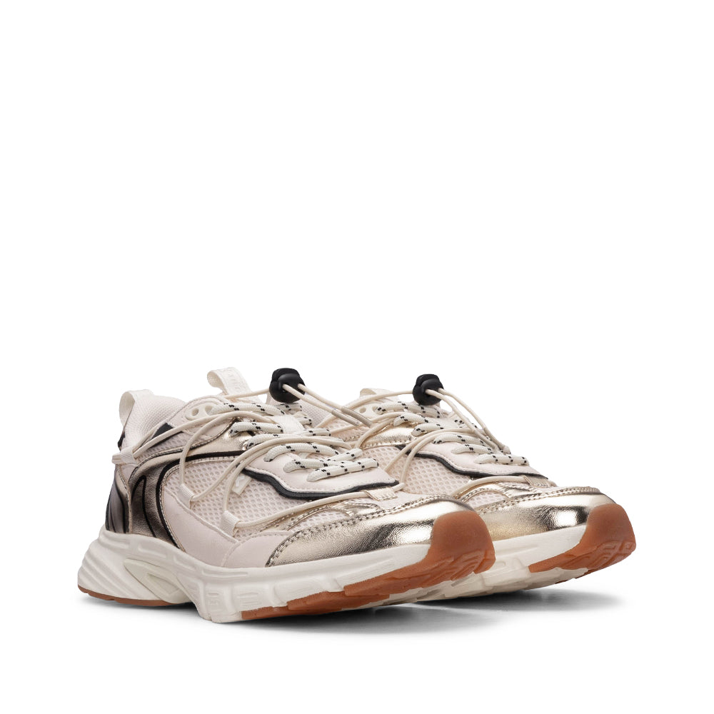 Sapatilha Casual Mulher Dourado