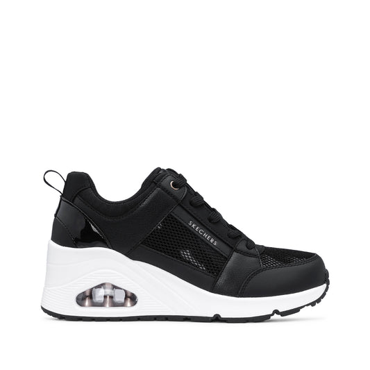 Sapatilha Desportivo Cunha Mulher Pele Sintética Preto