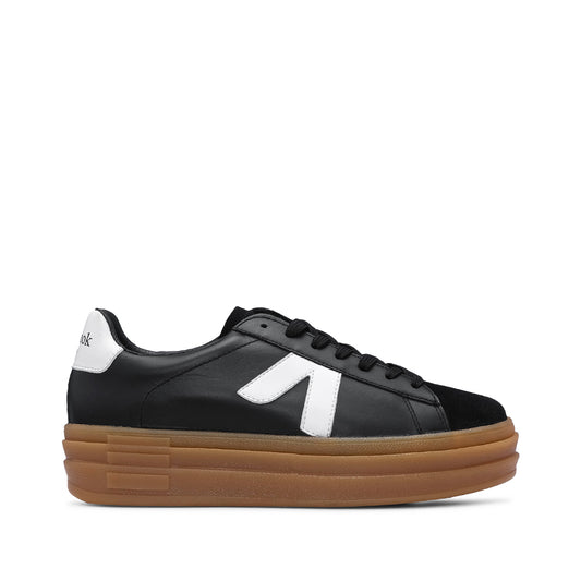 Sapatilha Casual Mulher Pele Preto