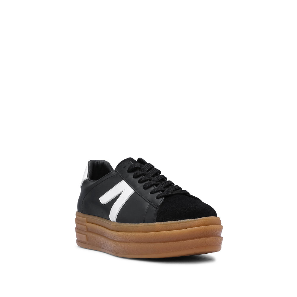 Sapatilha Casual Mulher Pele Preto