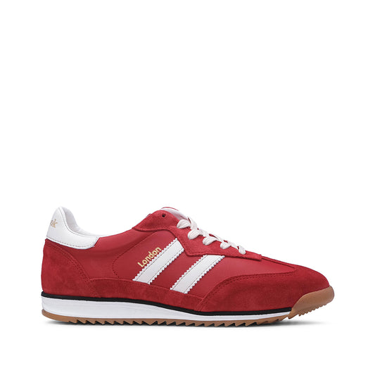 Sapatilha Casual Mulher Camurça Vermelho