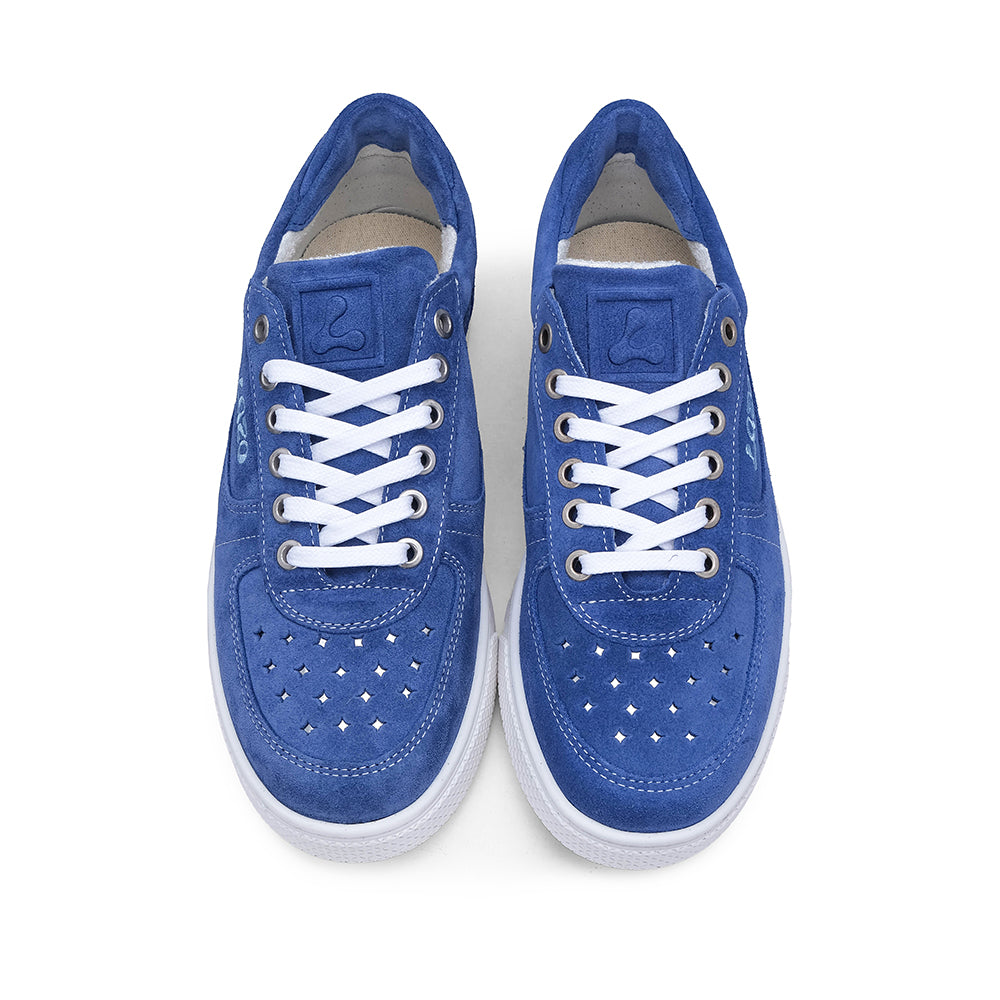 Sapatilha Casual Mulher Camurça Azul