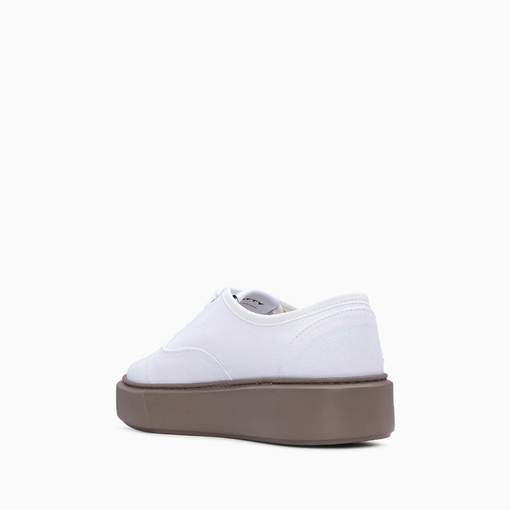 Sapatilha Casual Mulher Têxtil Branco