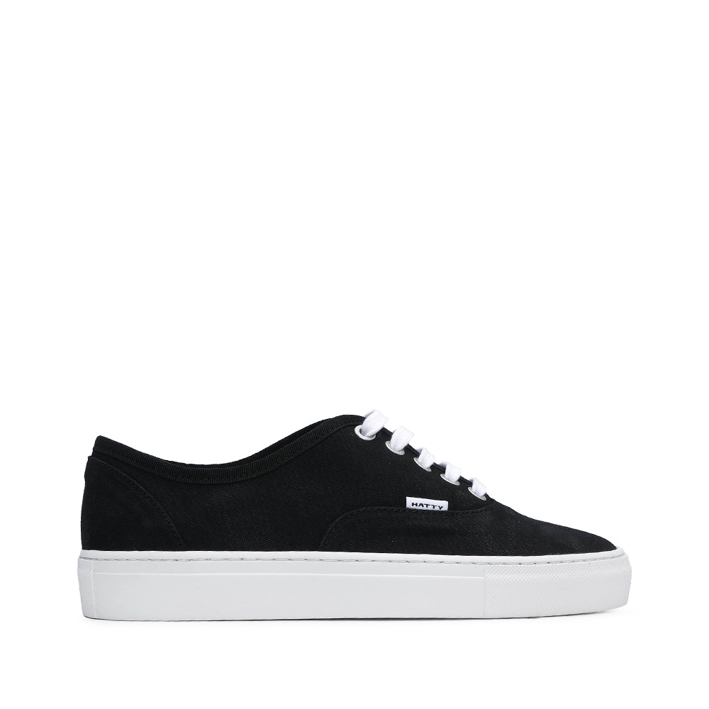 Sapatilha Casual Mulher Têxtil Preto