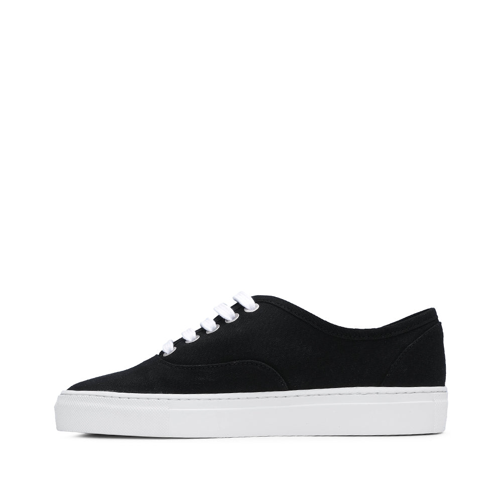 Sapatilha Casual Mulher Têxtil Preto