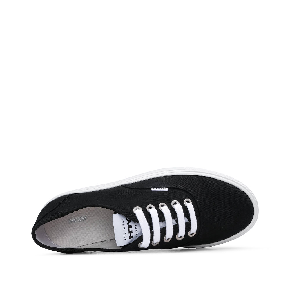 Sapatilha Casual Mulher Têxtil Preto
