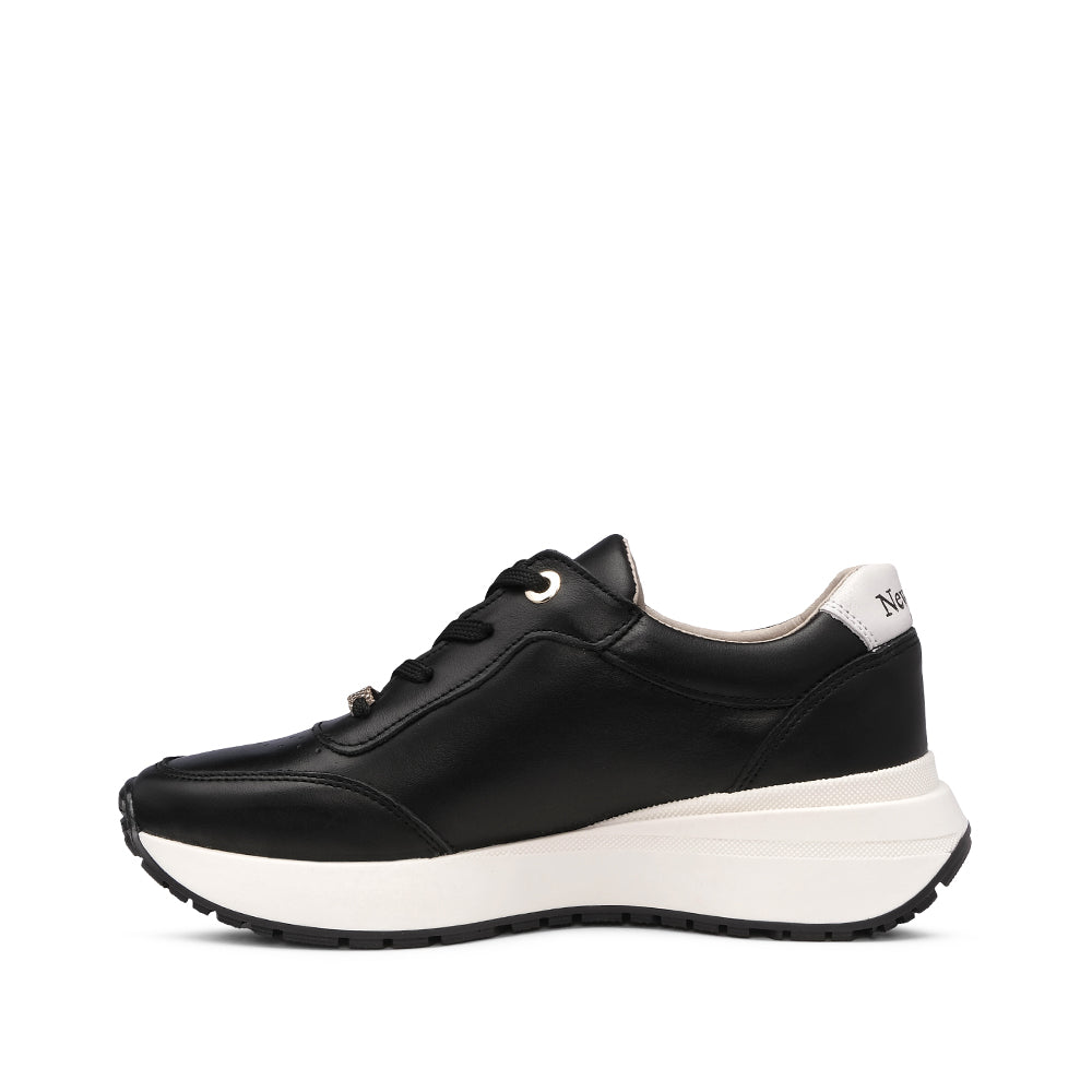 Sapatilha Casual Mulher Pele Preto