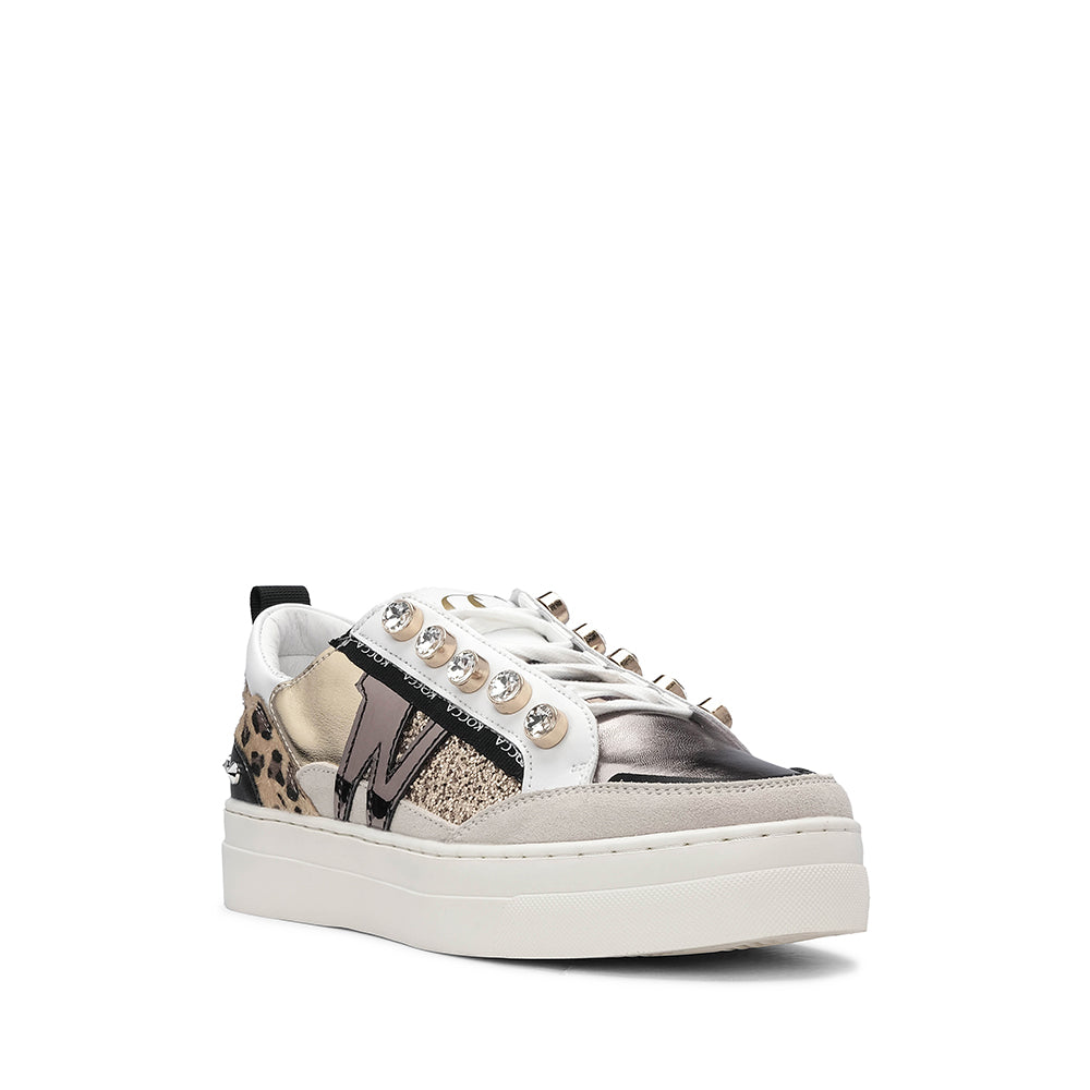 Sapatilha Casual Mulher Pele Bronze