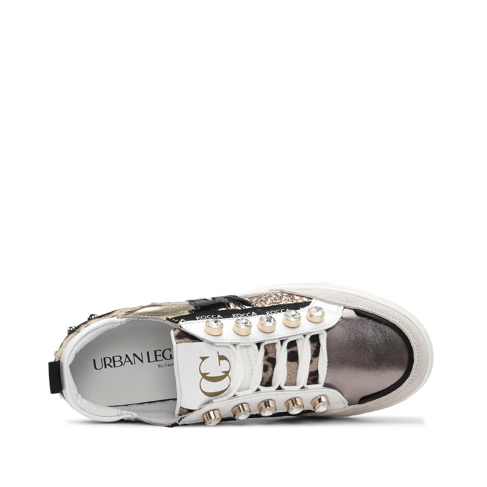 Sapatilha Casual Mulher Pele Bronze