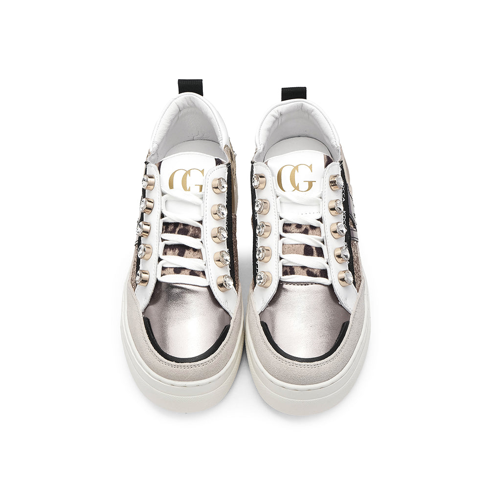 Sapatilha Casual Mulher Pele Bronze
