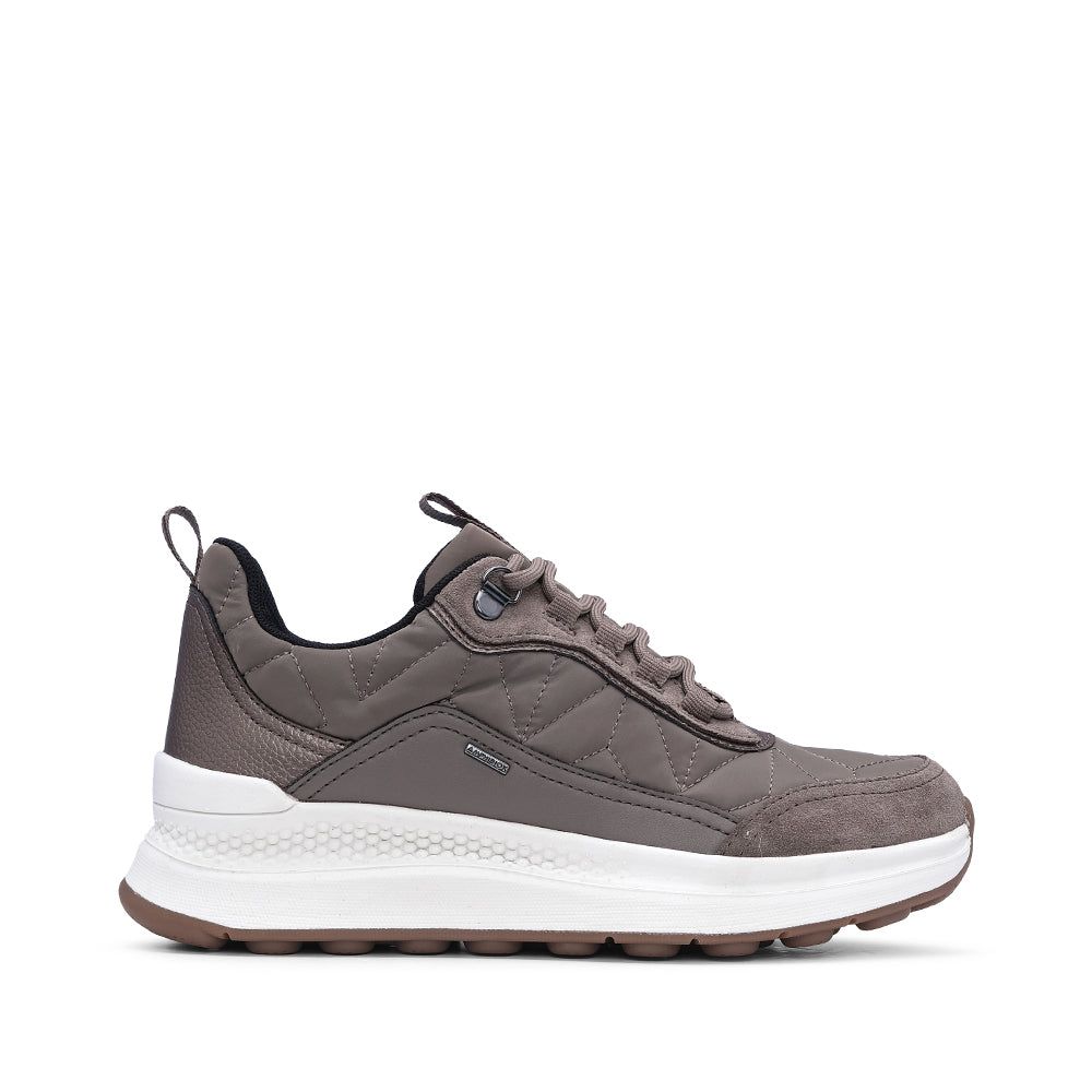 Sapatilha Casual Mulher Pele Taupe