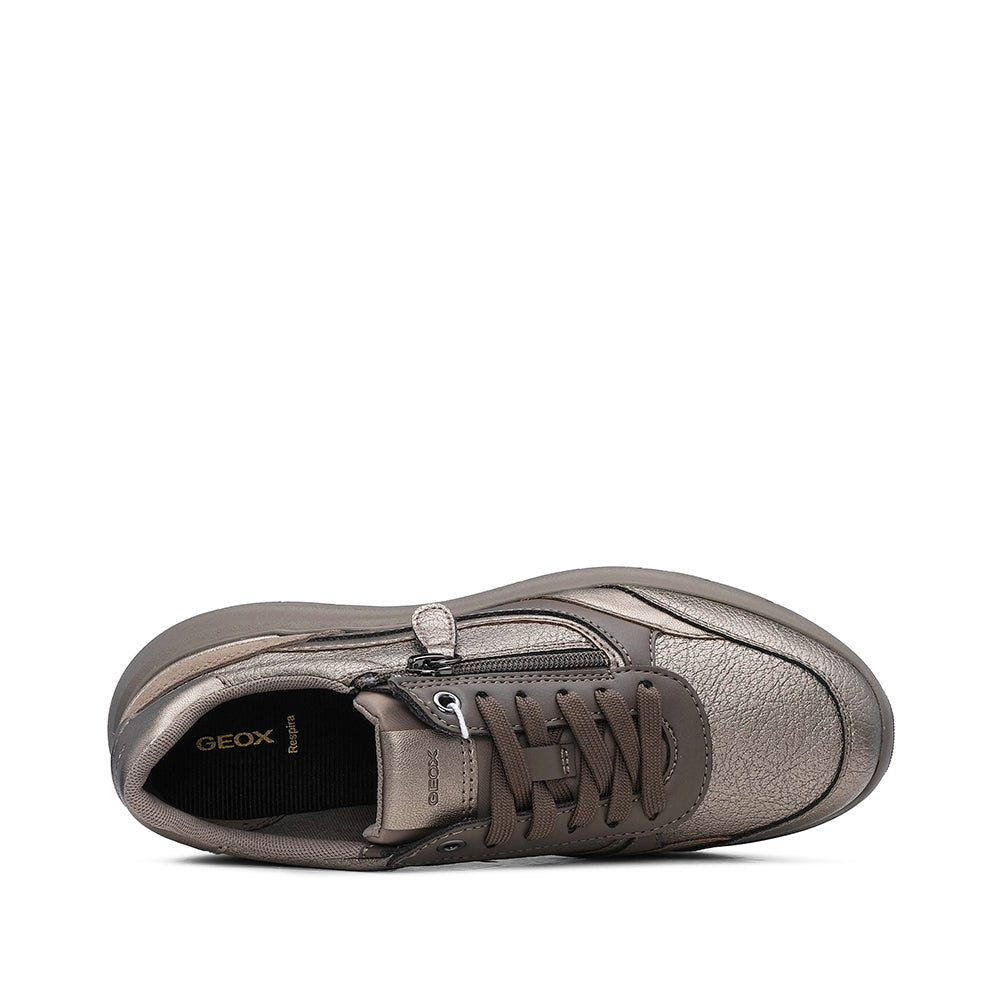 Sapatilha Casual Mulher Pele Taupe