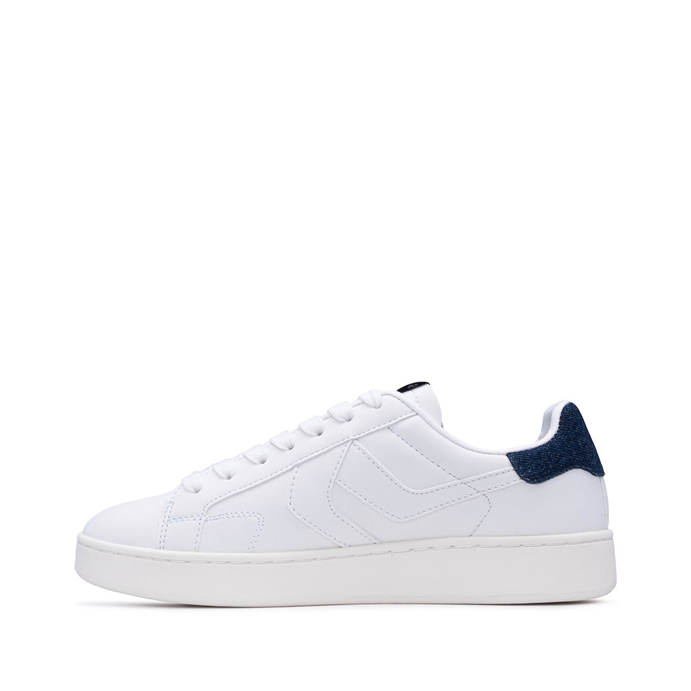 Sapatilha Casual Mulher Branco E Azul