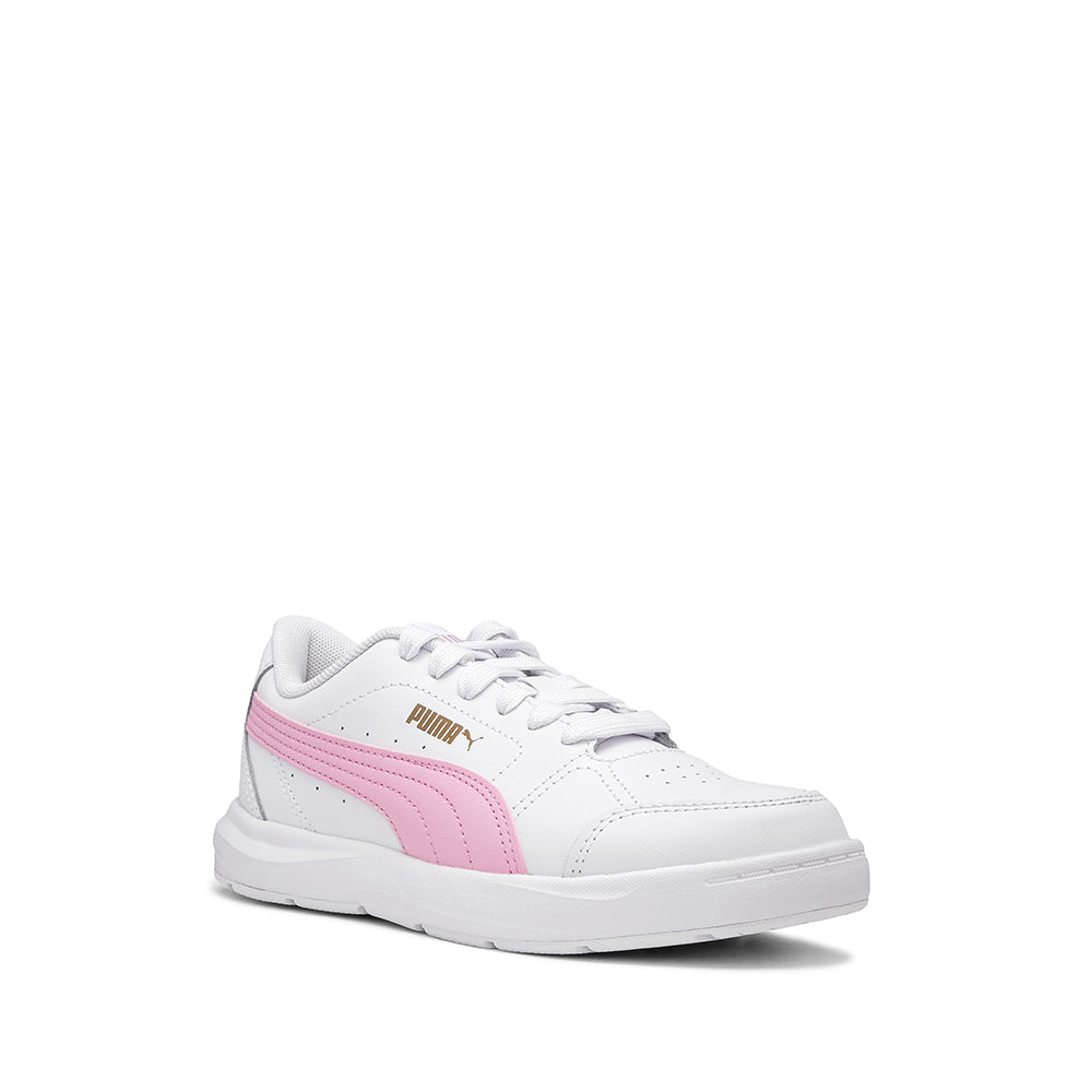 Sapatilha Desportivo Mulher Pristis Evole Court Branco E Rosa