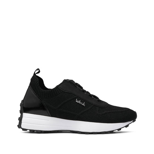 Sapatilha Casual Mulher Têxtil Preto