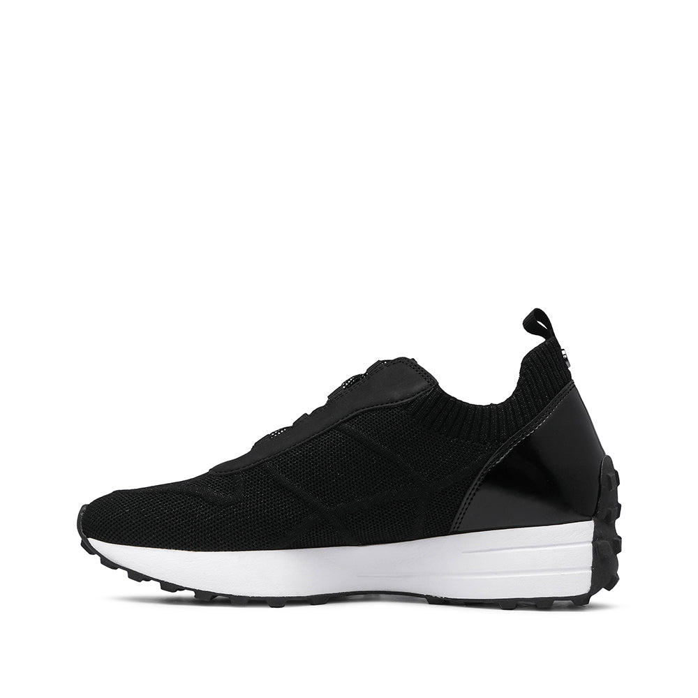 Sapatilha Casual Mulher Têxtil Preto