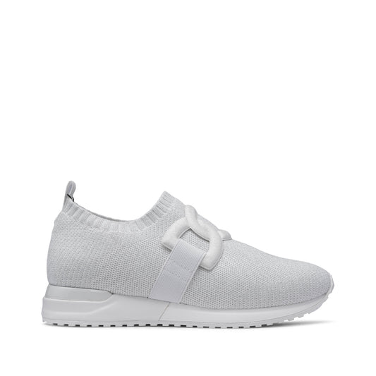 Sapatilha Casual Mulher Têxtil Branco