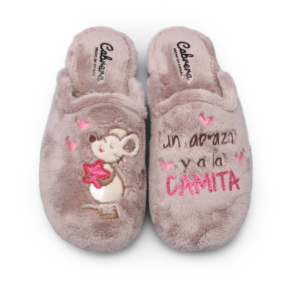 Chinelo Homewear Mulher Bege