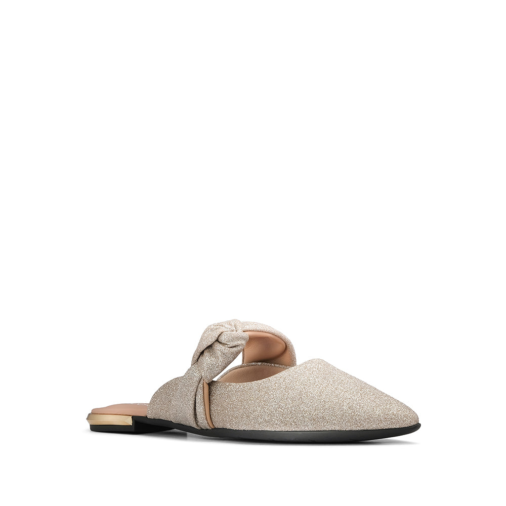 Chinelo Salto Raso Mulher Fantasia Dourado