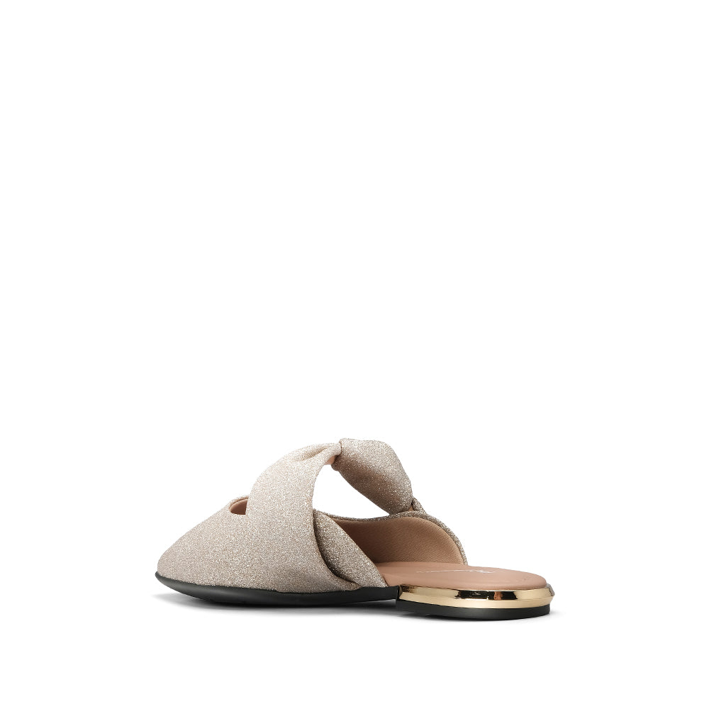 Chinelo Salto Raso Mulher Fantasia Dourado
