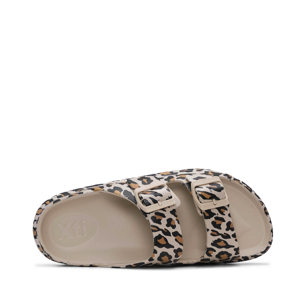 Chinelo Praia Mulher Leopardo