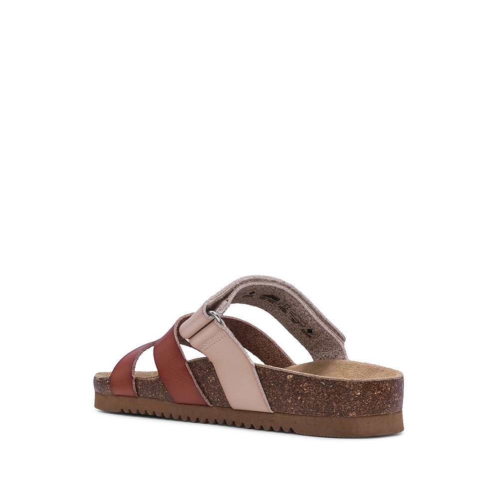 Chinelo Casual Mulher Camel