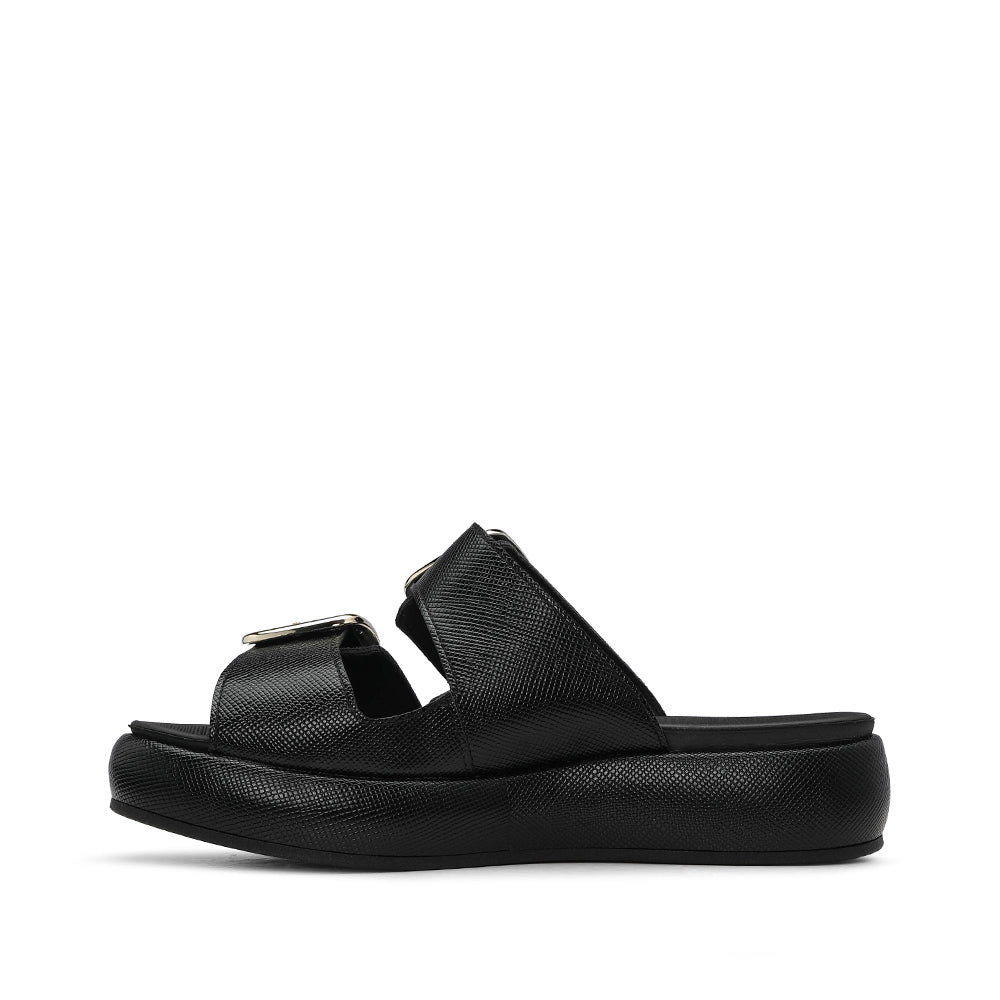 Chinelo Casual Mulher Gravado Preto