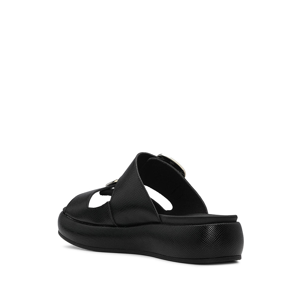 Chinelo Casual Mulher Gravado Preto