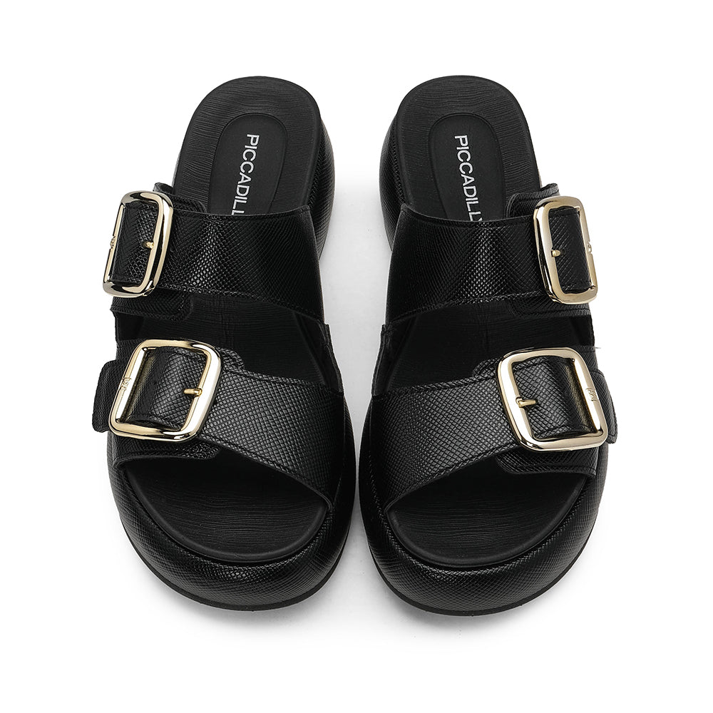 Chinelo Casual Mulher Gravado Preto