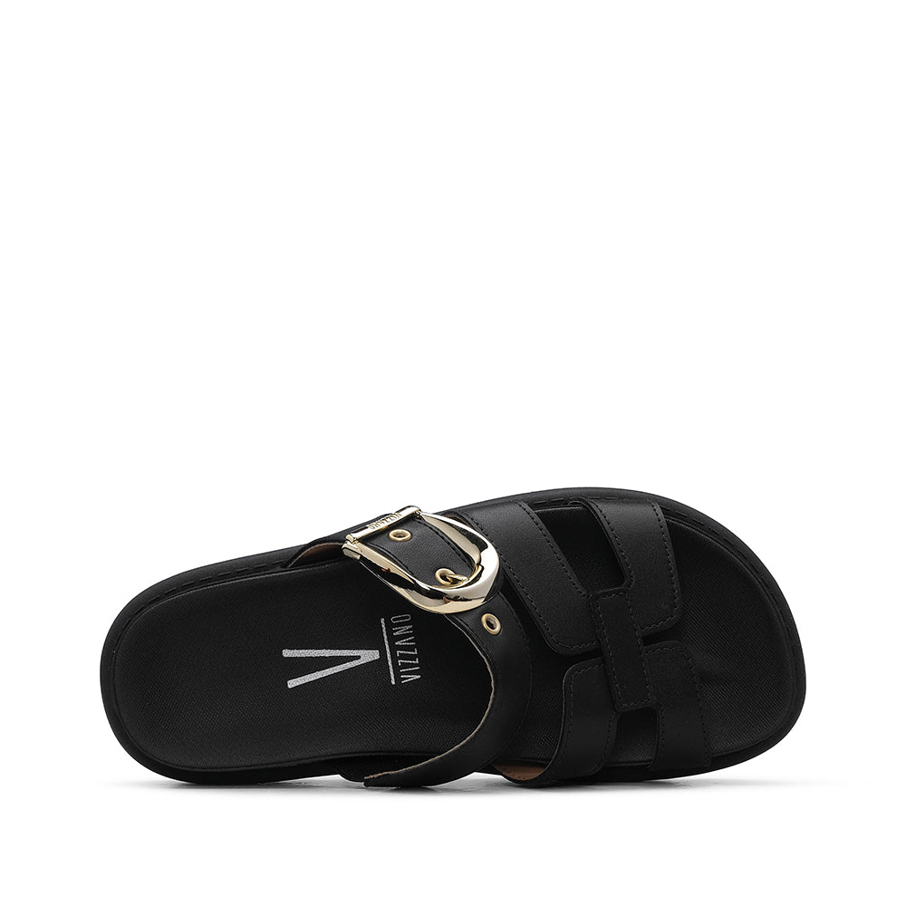 Chinelo Casual Mulher Preto