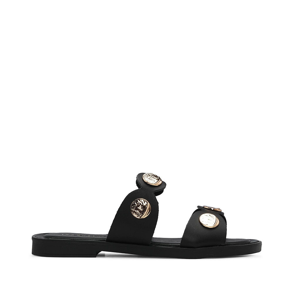 Chinelo Casual Mulher Pele Preto