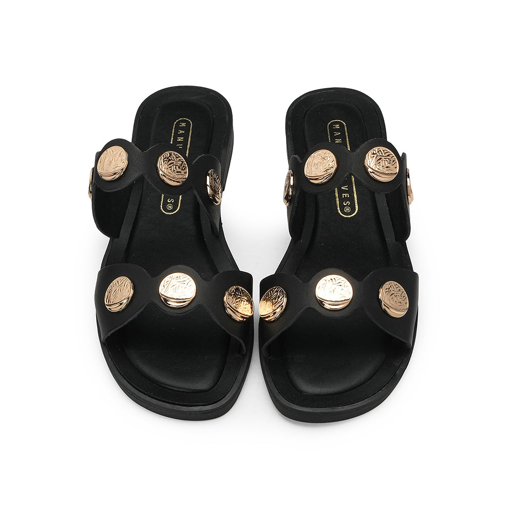 Chinelo Casual Mulher Pele Preto
