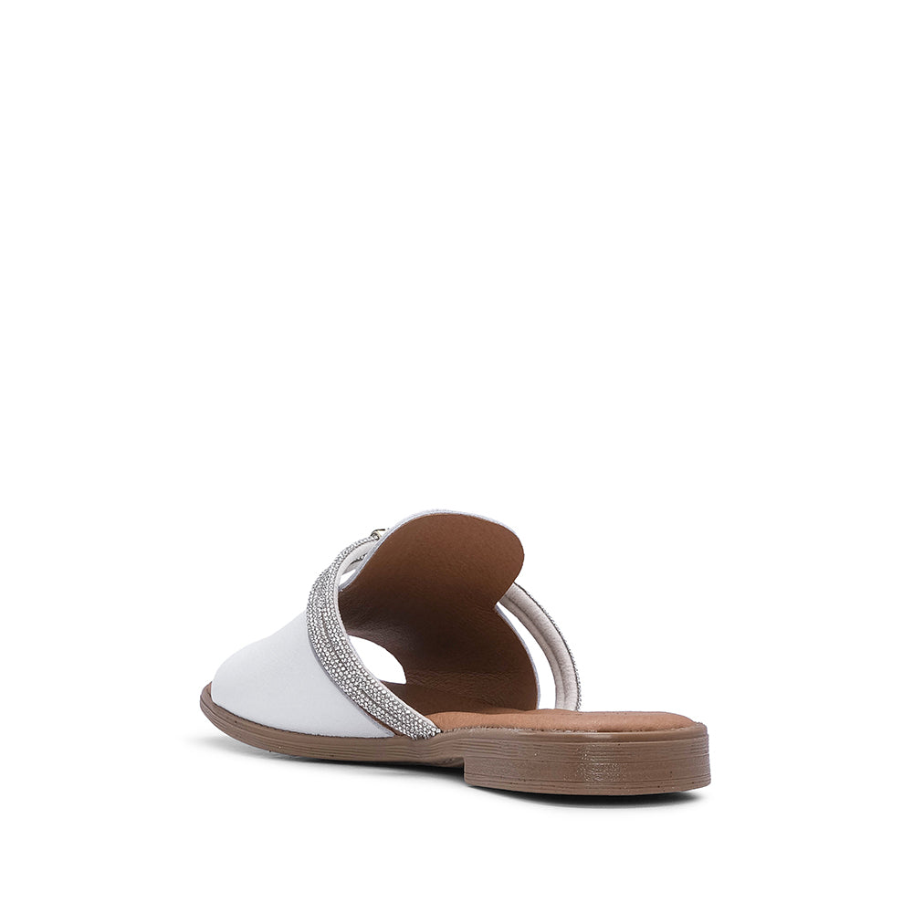 Chinelo Com Glitter Casual Mulher Pele Branco