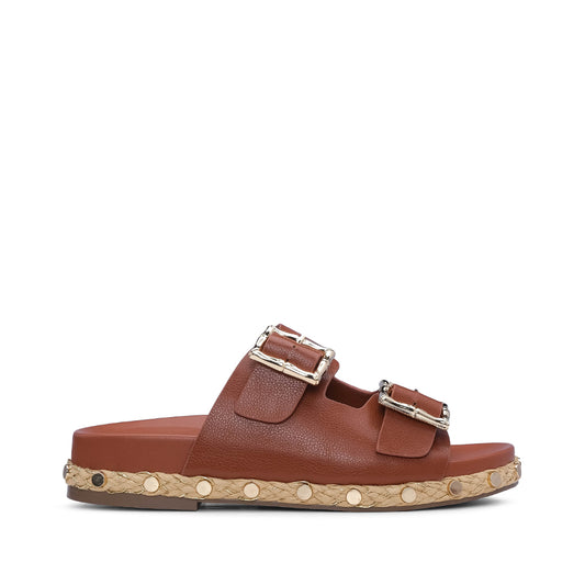 Chinelo Casual Mulher Camel