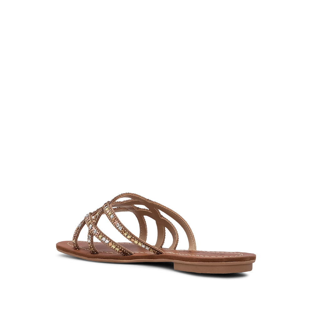 Chinelo Casual Mulher Nude