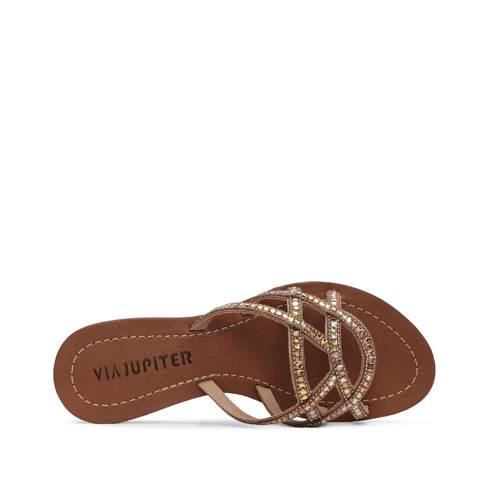 Chinelo Casual Mulher Nude