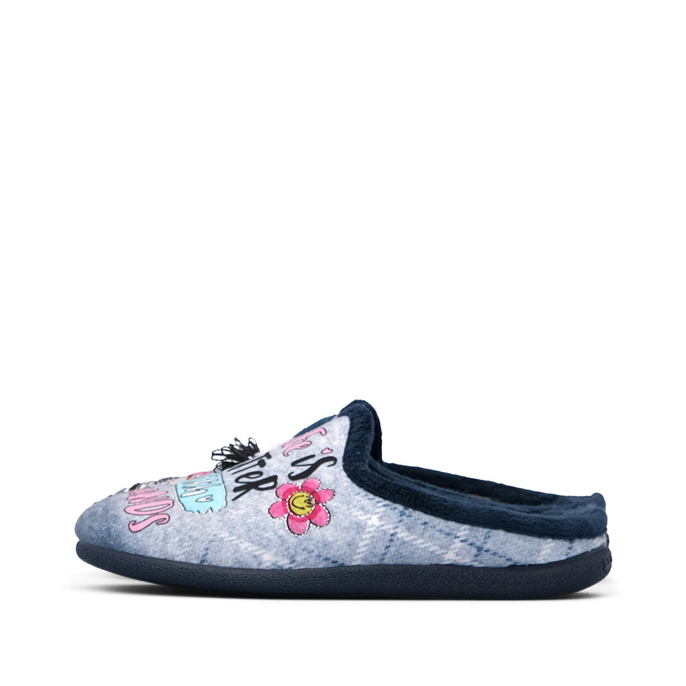 Chinelo Homewear Mulher Azul Marinho